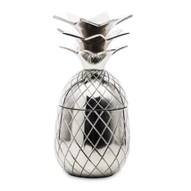 EXKLUZÍV FÉM ANANÁSZ KÍNÁLÓ LEVEHETŐ TETŐVEL