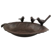 ÖNTÖTTVAS KERTI MADÁRETETŐ ÉS ITATÓ TÁL 28 CM