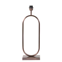 OVÁLIS FORMÁJÚ ROSE GOLD SZÍNŰ ASZTALI LÁMPA  55 CM