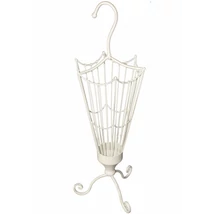 ESERNYŐTARTÓ ANTIKOLT FEHÉR SZÍNBEN 84 CM