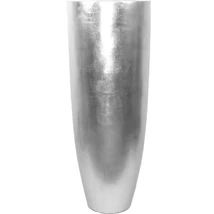 DEKORATÍV  DESIGN PADLÓVÁZA EZÜST SZÍNBEN 105 CM