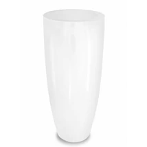 NAGY MÉRETŰ FEHÉR SZÍNŰ DESIGN PADLÓVÁZA 91 CM