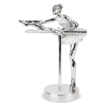 BALERINA SZOBOR EZÜST SZÍNŰ  18 CM