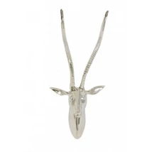ANTILOP FEJ EZÜST FALI DEKORÁCIÓ