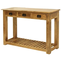 TRADICIONÁLIS KONZOLASZTAL  INDIAI RÓZSAFÁBÓL