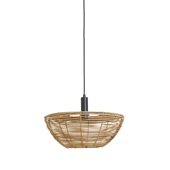 KÜLÖNLEGES FORMÁJÚ RATTAN  FÜGGŐLÁMPA  50 CM