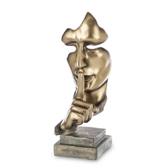 MODERN STÍLUSU EMBERI FEJET ÁBRÁZOLÓ SZOBOR 26 CM