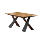 Kép 1/2 - DESIGN TÁRGYALÓASZTAL ÉS ÉTKEZŐASZTAL BŐVÍTHETŐ LAPPAL 160-200 CM