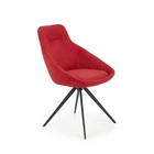 Kép 1/2 - PIROS SZÍNŰ DESIGN TÁRGYALÓSZÉK RETRO STÍLUSBAN FÉM LÁBBAL