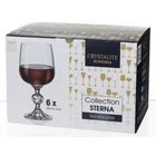 Kép 2/2 - VÖRÖSBOROS BOHEMIA KRISTÁLY POHÁR SZETT 6 DARABOS 230 ML-ES