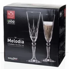 Kép 2/2 - BOHEMIA KRISTÁLY  PEZSGŐS POHÁR SZETT 6 DARABOS 160 ML-ES