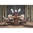 Kép 2/6 - ARTDECO STÍLUSÚ KÖR ALAKÚ ÉTKEZŐASZTAL FÁBÓL 136 CM