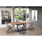 Kép 2/6 - EXKLUZÍV DESIGN BŐVÍTHETŐ ÉTKEZŐ ÉS TÁRGYALÓASZTAL 220 CM