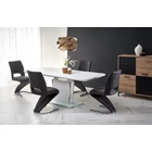 Kép 3/3 - DESIGN BŐVÍTHETŐ ÉTKEZŐASZTAL VAGY TÁRGYALÓASZTAL ELEGÁNS FEHÉR SZÍNBEN 200 CM
