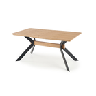 Kép 1/7 - DESIGN BŐVÍTHETŐ TÁRGYALÓ ILLETVE ÉTKEZŐASZTAL FÉM PORSZÓRT LÁBBAL 220 CM