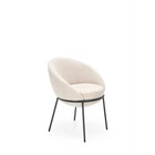 Kép 1/2 - ELEGÁNS EGYEDI DESIGN FÉM LÁBÚ BEIGE ÉTKEZŐSZÉK