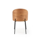 Kép 2/3 - FA BETÉTES DESIGN SZÉK FÉM LÁBBAL