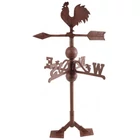 Kép 1/2 - SZÉLKAKAS ÖNTÖTTVASBÓL 72CM MAGAS