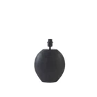Kép 1/2 - OVÁLIS FORMÁJÚ FEKETE SZÍNŰ ASZTALI LÁMPA 39 CM
