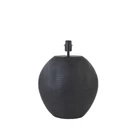 Kép 1/2 - OVÁLIS FORMÁJÚ FEKETE SZÍNŰ ASZTALI LÁMPA 48 CM