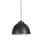 Kép 1/2 - GRAFIT SZÜRKE SZÍNŰ FÜGGŐLÁMPA FEHÉR BELSŐVEL  45 CM