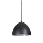 Kép 1/2 - GRAFIT SZÜRKE SZÍNŰ FÜGGŐLÁMPA FEHÉR BELSŐVEL  45 CM