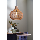 Kép 2/4 - RATTAN FÜGGESZTÉK NAGY MÉRETBEN BARNA SZÍNBEN 50 CM