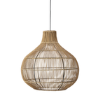 Kép 1/4 - RATTAN FÜGGESZTÉK NAGY MÉRETBEN BARNA SZÍNBEN 50 CM