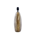 Kép 2/2 - OVÁLIS FORMÁJÚ ANTIK BRONZ SZÍNŰ ASZTALI LÁMPA 48 CM