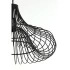 Kép 2/2 - EGYEDI FORMÁJÚ FEKETE SZÍNŰ DESIGN FÜGGŐLÁMPA 39 CM