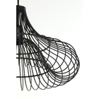 Kép 2/2 - EGYEDI FORMÁJÚ FEKETE SZÍNŰ DESIGN FÜGGŐLÁMPA 39 CM