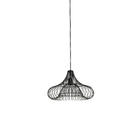 Kép 1/2 - EGYEDI FORMÁJÚ FEKETE SZÍNŰ DESIGN FÜGGŐLÁMPA 39 CM