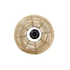 Kép 2/2 - KEREK MODERN FORMÁJÚ RATTAN FALIKAR 50 CM
