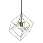 Kép 1/2 - DESIGN GEOMETRIAI FORMÁJÚ FÜGGŐLÁMPA FÉMBŐL