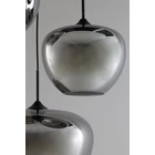 Kép 2/2 - HÁROM IZZÓS FÜSTÜVEG DESIGN FÜGGESZTÉK
