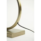 Kép 2/2 - ARANY SZÍNŰ KÖRT FORMÁZÓ DESIGN LÁMPATEST 30 CM