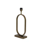 Kép 2/2 - OVÁLIS FORMÁJÚ ANTIK BRONZ ASZTALI LÁMPATEST 45 CM