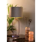 Kép 2/2 - OVÁLIS FORMÁJÚ ROSE GOLD SZÍNŰ ASZTALI LÁMPA  55 CM