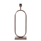 Kép 1/2 - OVÁLIS FORMÁJÚ ROSE GOLD SZÍNŰ ASZTALI LÁMPA  55 CM