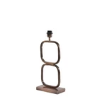 Kép 2/2 - ANTIK RÉZ MODERN ASZTALI LÁMPATEST 46CM