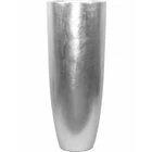 Kép 1/2 - DEKORATÍV  DESIGN PADLÓVÁZA EZÜST SZÍNBEN 92 CM