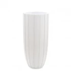 Kép 1/2 - ELEGÁNS DESIGN PADLÓVÁZA FEHÉR SZÍNBEN 71 CM