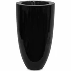 Kép 1/2 - KÖZEPES MÉRETŰ 63 CM FEKETE SZÍNŰ DESIGN VÁZA
