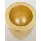 Kép 2/2 - ARANY SZÍNŰ DESIGN PADLÓVÁZA 64 CM MAGAS
