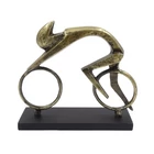 Kép 1/2 - STILIZÁLT MODERN BICIKLIS SZOBOR FÉMBŐL 18 CM