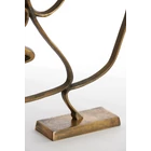 Kép 2/2 - MODERN NŐI ARC SZOBOR FÉMBŐL BRONZ SZÍNBEN 45 CM
