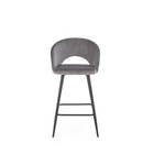 Kép 2/3 - SZÜRKE DESIGN BÁRSZÉK FEKETE LÁBBAL