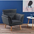 Kép 2/3 - EGYEDI FORMÁJÚ SZÜRKE FOTEL