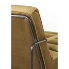 Kép 3/3 - BARNA BÁRSONY FOTEL FÉM VÁZZAL MODERN DESIGN 