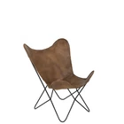 Kép 1/2 - DESIGN BŐR FOTEL MODERN KIVITELBEN